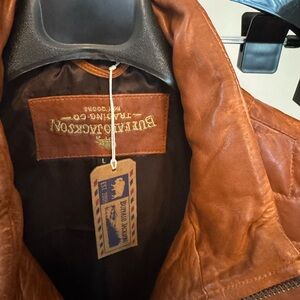 Men's Buffalo Jackson Brown Leather Vest